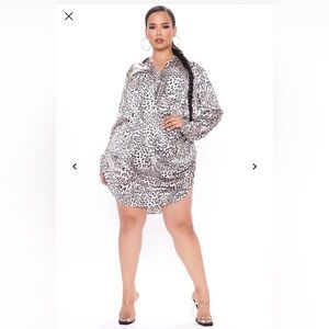 Fashion Nova Animal Print Dress